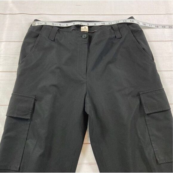 Theory Black Bootcut Cargo Trouser Pants Size 10 - Picture 8 of 13